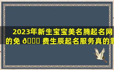 2023年新生宝宝美名腾起名网的免 🐅 费生辰起名服务真的靠谱吗